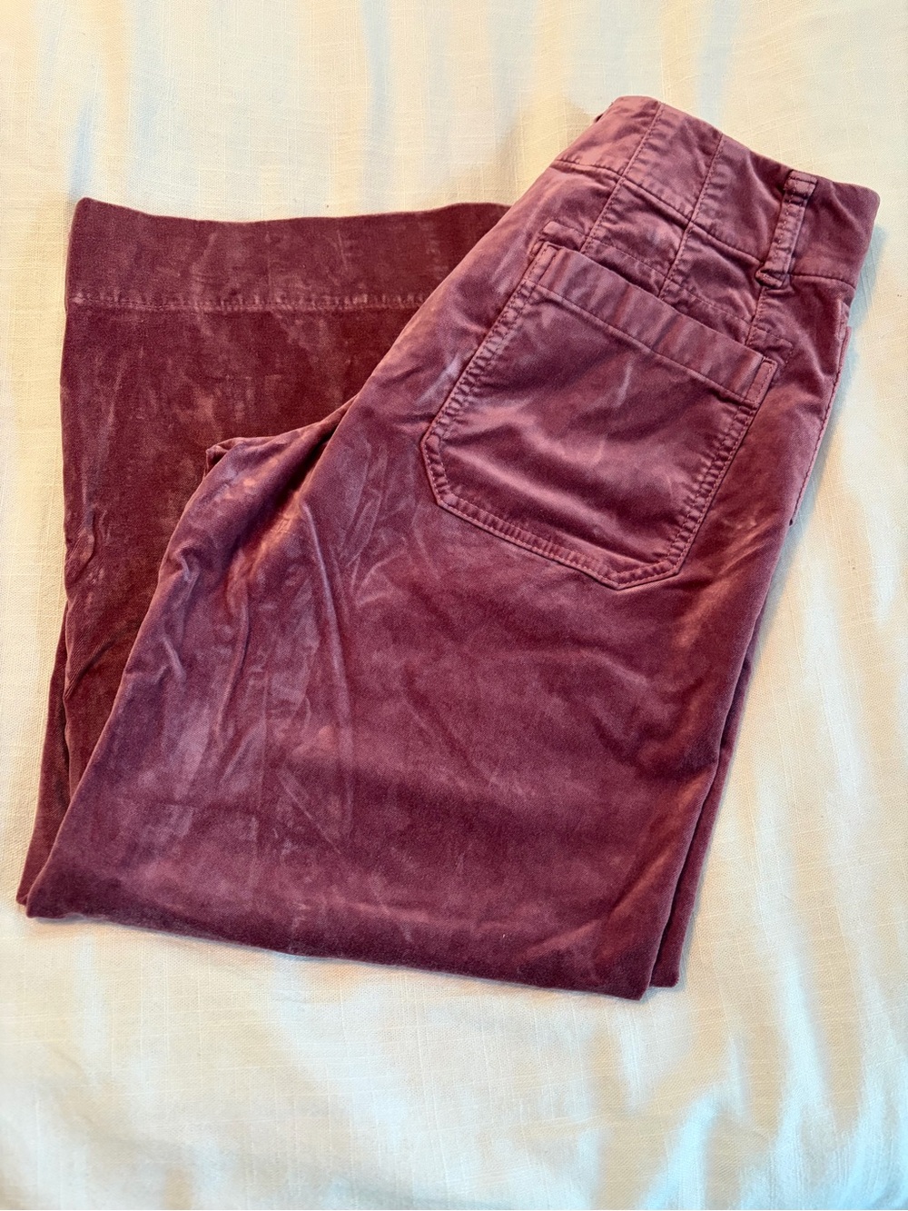 Anthropologie Maeve Colette Velvet Pants 27P